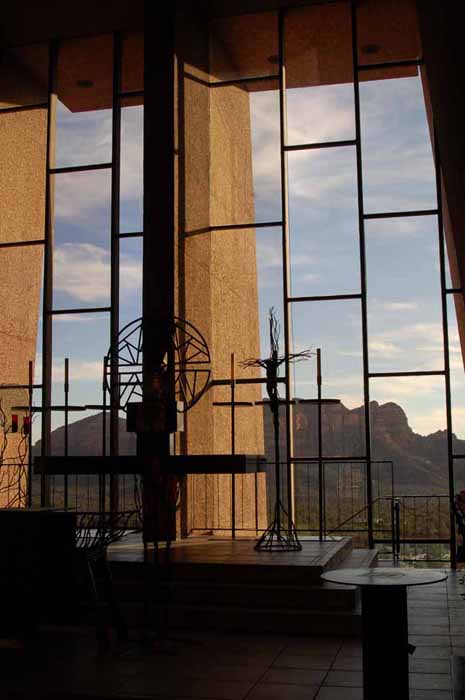 Interior of Chapel of the Holy Cross